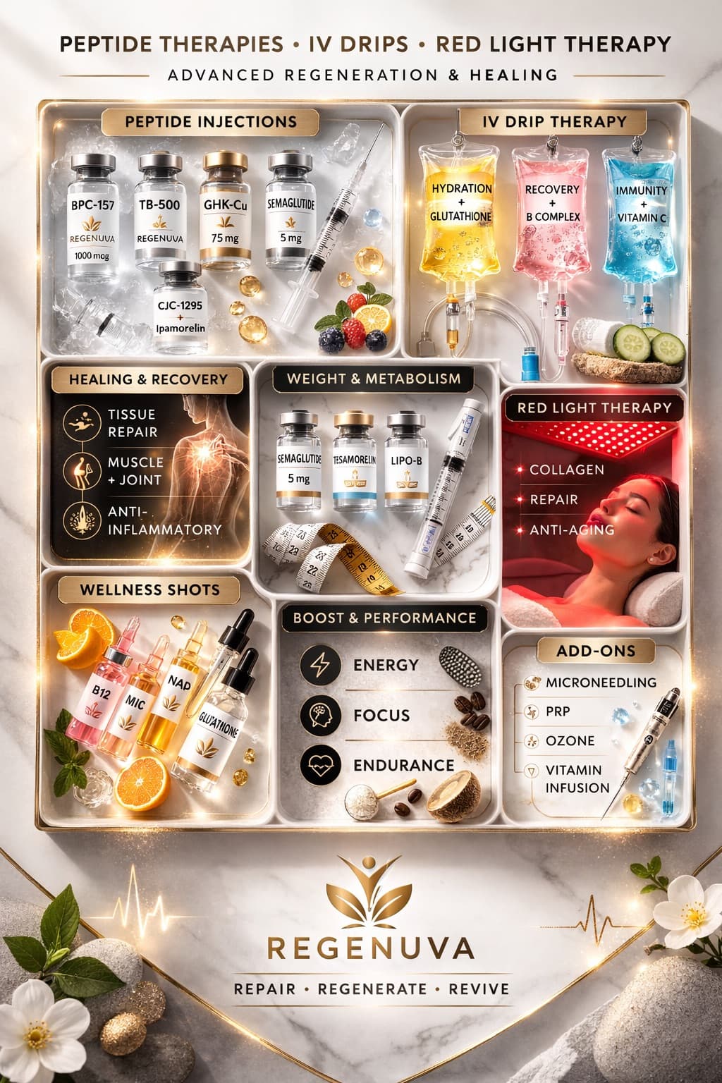 Bento Box Style Curated Treatment Plan